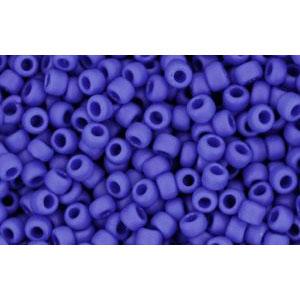 cc48f - perles de rocaille Toho 11/0 opaque frosted navy blue (10g)