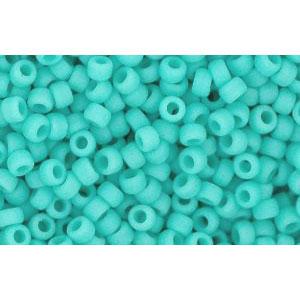 Achat cc55f - perles de rocaille Toho 11/0 opaque frosted turquoise (10g)