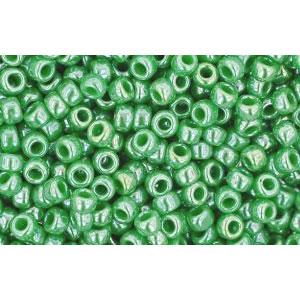 cc130 - perles de rocaille Toho 11/0 opaque lustered mint green (10g)