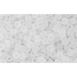 cc141f - perles de rocaille Toho 11/0 ceylon frosted snowflake (10g)