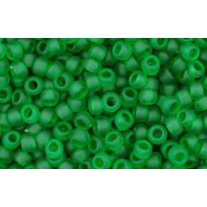 Achat cc7bf - perles de rocaille Toho 11/0 transparent frosted grass green (10g)