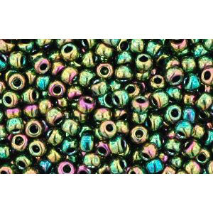 Achat cc508 - perles de rocaille Toho 11/0 higher metallic iris olivine (10g)