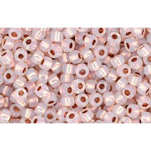 cc741 - perles de rocaille Toho 11/0 copper lined alabaster (10g)