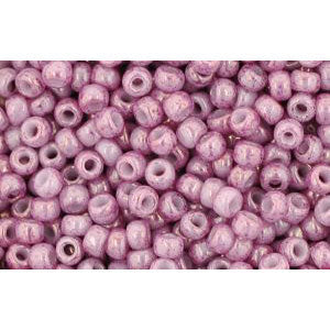 cc1202 - perles de rocaille Toho 11/0 marbled opaque pink/pink (10g)