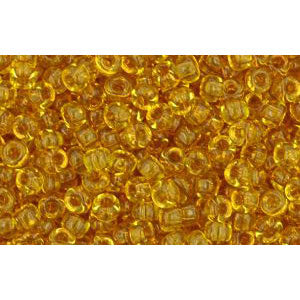 cc2155 - perles de rocaille Toho 11/0 transparent chamomile (10g)
