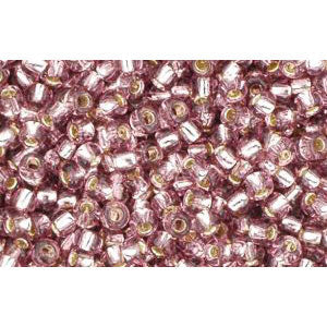 Achat cc26 - perles de rocaille Toho 11/0 silver lined light amethyst (10g)