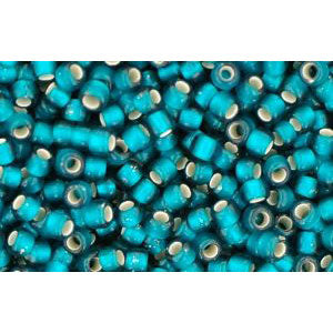 Kaufen Sie Perlen in der Schweiz cc27bdf - Toho rocailles perlen 11/0 silver lined frosted teal (10g)