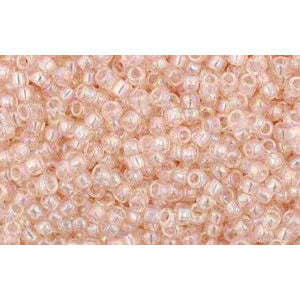 cc169 - perles de rocaille Toho 15/0 trans rainbow rosaline (5g)