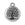 Vente au détail Pendentif arbre métal plaqué argent vieilli 18mm (1)