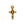 Perlengroßhändler in der Schweiz Charm-Anhänger Retro Kreuz antik hochwertig vergoldet 19x10mm (1)
