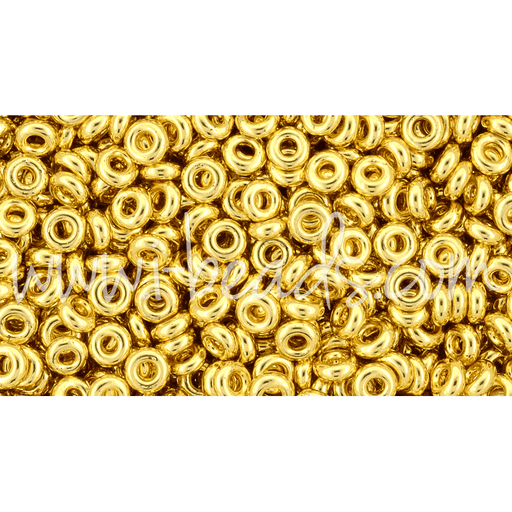 Kaufen Sie Perlen in der Schweiz cc712 - toho demi round 8/0 metallic gold (5g)