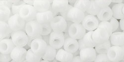 cc41 - perles de rocaille Toho 6/0 opaque white (10g)