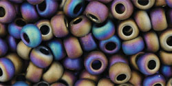 cc615 - perles de rocaille Toho 6/0 matt colour iris purple (10g)