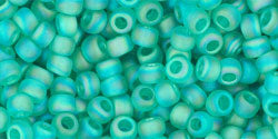 Kaufen Sie Perlen in der Schweiz cc164bf - toho rocailles perlen 8/0 transparent rainbow frosted dark peridot (10g)