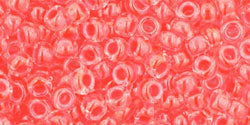 cc803 - perles de rocaille Toho 8/0 luminous neon salmon (10g)