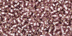 Achat cc26 - perles de rocaille Toho 15/0 silver lined light amethyst(5g)