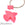 Grossiste en Perle résine rose oiseau aigle condor 29x24mm -Trou : 1mm (1)