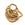 Perlen Einzelhandel Glasperlen rund facettiert golden Bronze, 3mm, Loch: 0.5mm