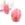 Vente au détail Pendentif Ovale en Verre Quartz Fraise 46x34mm - Trou : 1.2mm (1)