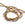 Vente au détail Perle ronde en verre doré bronze 2mm - Trou : 0.6mm (1 fil)