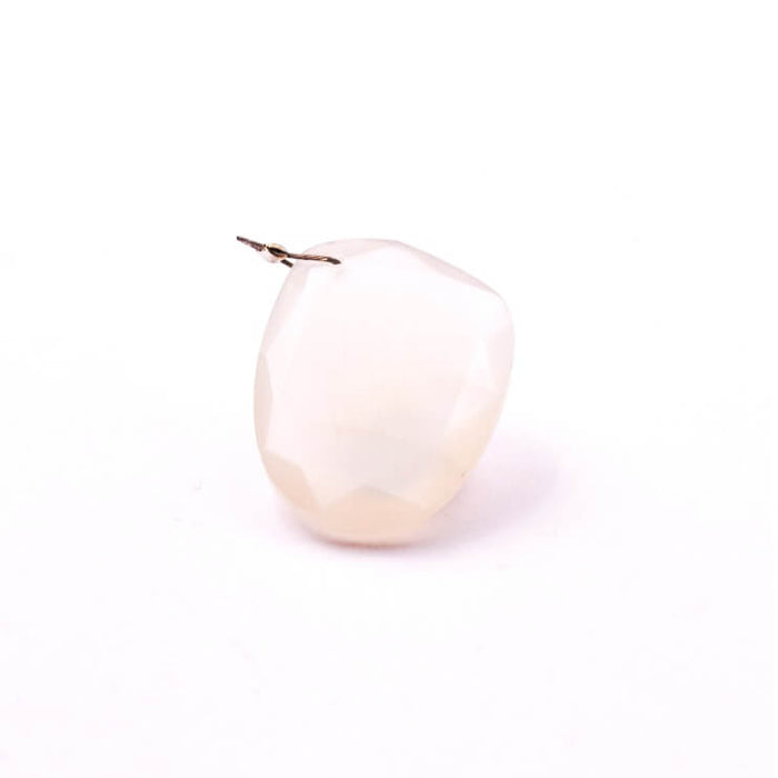 Pendentif Perle Goutte Galet Pierre de Lune à Facettes 16-22x10-16mm (1)