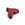Perlen Einzelhandel Walschwanz-Anhänger, geschnitzter roter Jaspis 15x13mm - Loch: 1mm (1)