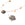 Grossiste en Pendentif étoile à Facettes Sculptée en Labradorite 14mm - Trou: 0,7mm (1)