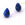 Perlen Einzelhandel Tropfenperle Anhänger Lapislazuli facettiert - 14x9mm - Loch: 0.8mm (1)