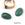 Perlengroßhändler in der Schweiz Ovaler Cabochon Natürlicher grüner Onyx - 6x4mm (2)