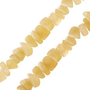 Gelbe jade chips 6mm (1)