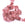 Vente au détail Perles Chips Arrondis Quartz Fraise 10x14mm - trou: 0,8mm (1 fil 40cm)