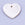Perlengroßhändler in der Schweiz Weißer Muschel-Herzanhänger 17mm – Loch: 1mm (1)