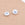 Perlen Einzelhandel Flache runde Perlen mit weißer Schale und Platinherz 8 x 3 mm - Loch 0.6 mm (2)