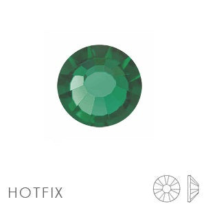 2038 hotfix flat back Emerald ss6 -2mm (80)