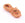 Perlen Einzelhandel Baumwollkordel geflochten Orange - 2mm (3m)