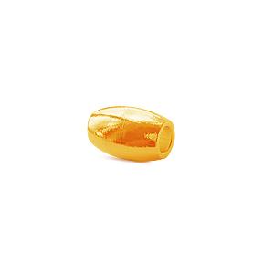 Perles Séparateur ovale riz 6mm métal finition doré or fin qualité 6mm (5)