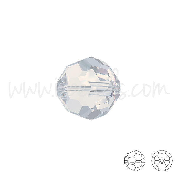 Swarovski 5000 runde Perlen white opal 6mm (10)