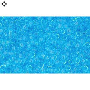 Cc3 - perles de rocaille Toho 15/0 transparent aquamarine (100g)