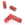 Perlen Einzelhandel Millefiori Perlenrohr appx:16mm ROT (2)