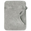 Achat Pochette cadeaux touche velour gris clair (1)
