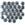 Grossiste en Perles Honeycomb 6mm hematite (30)