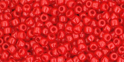 cc45a - perles de rocaille Toho 11/0 opaque cherry-250gr