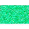 cc805 - perles de rocaille Toho 11/0 luminous neon green (10g)