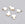 Perlengroßhändler in der Schweiz Perlmutt weiss - Perlen kreuzförmig 11x8mm, Loch 0.8mm (5)