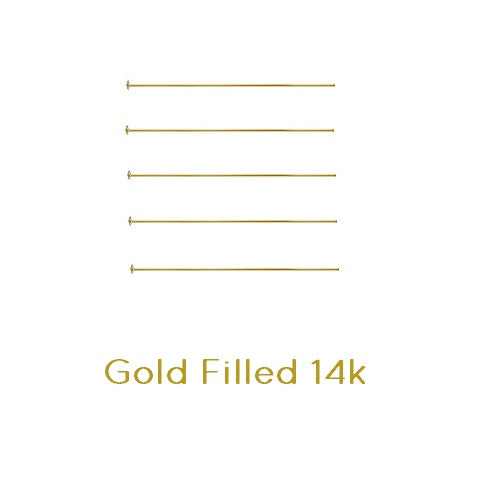 Clou à tête plate Gold filled 0,4x38mm (5)