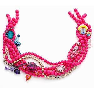 Achat Perles Swarovski 5810 crystal neon pink pearl 6mm (20)
