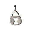 Charm vorhaengeschloss sterlingsilber 17x9mm (1)