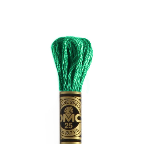 Fil à broder DMC mouliné spécial coton 8m vert 991 (1)