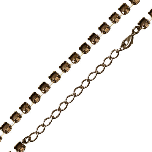 Halskettenfassung für 40 Swarovski 1088 SS29 Messing (1)