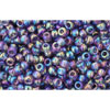 cc166d - perles de rocaille Toho 11/0 transparent rainbow sugar plum (10g)